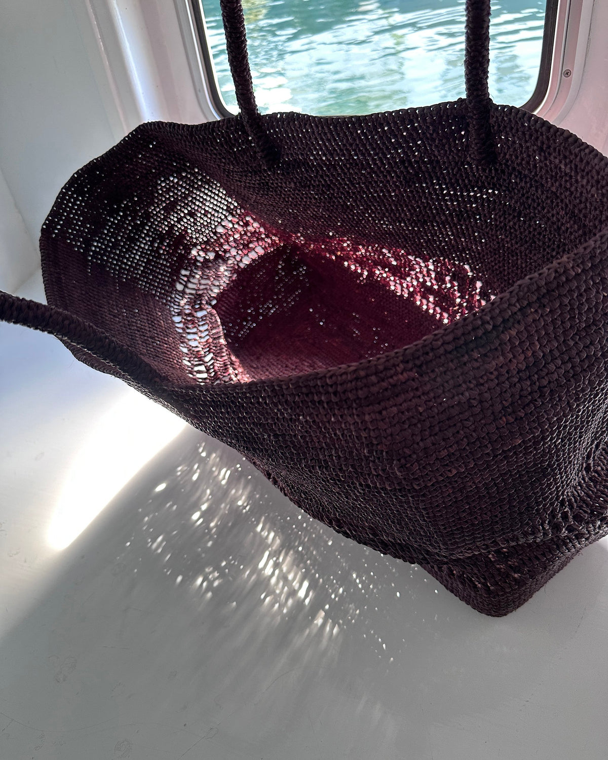Nura raffia ébano XL