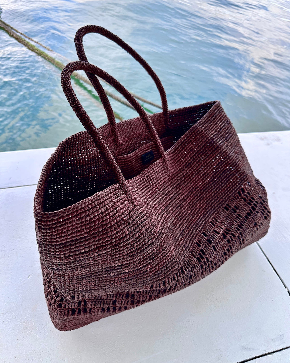 Nura raffia ébano XL