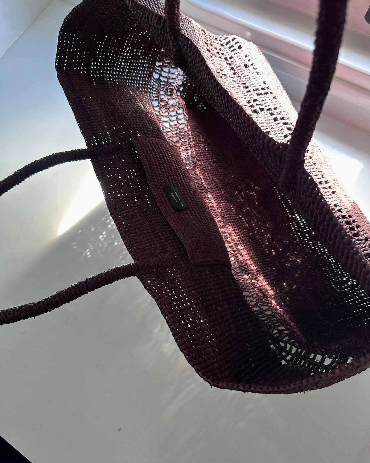 Nura raffia ébano XL