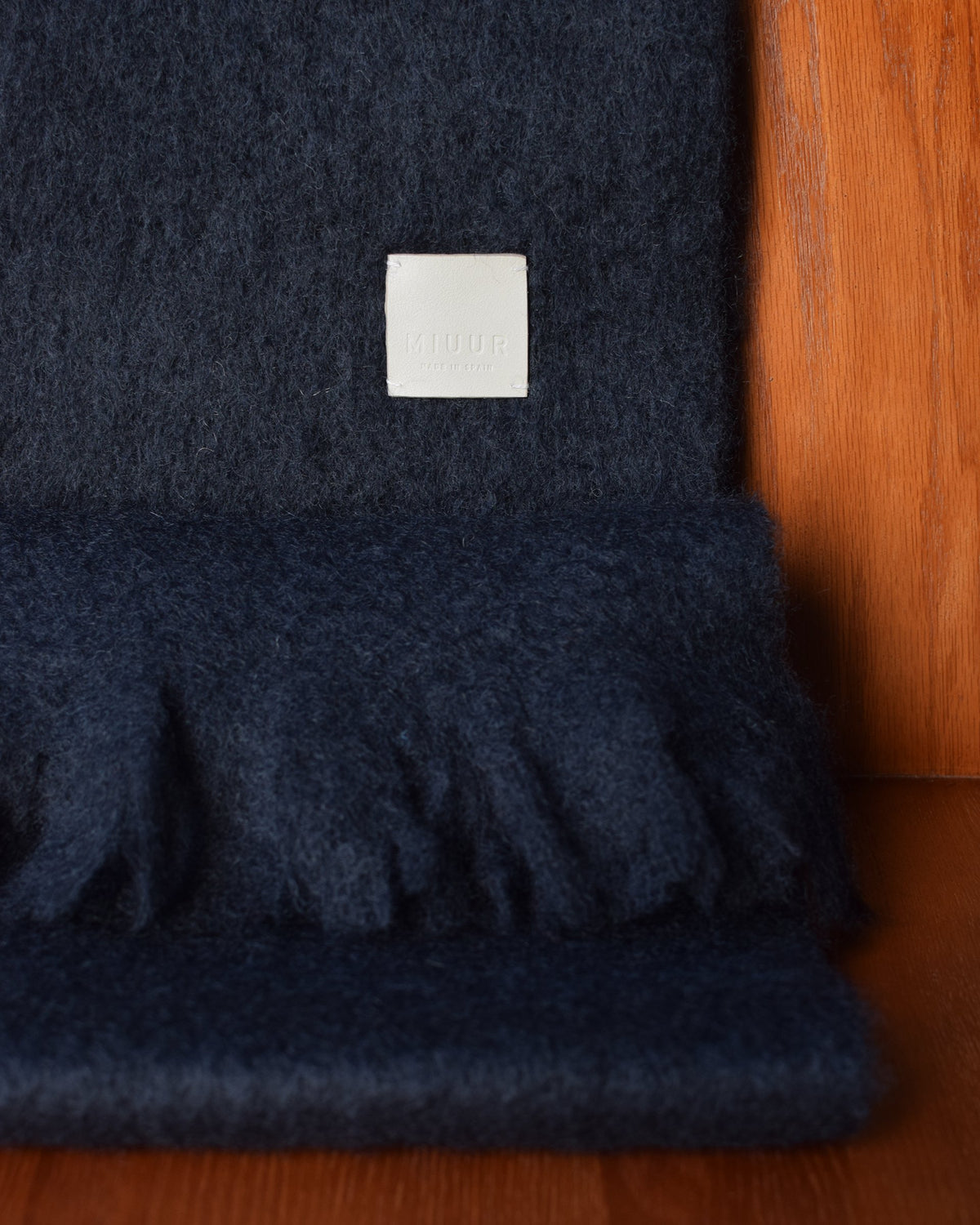 Scarf in mohair and wool | Black