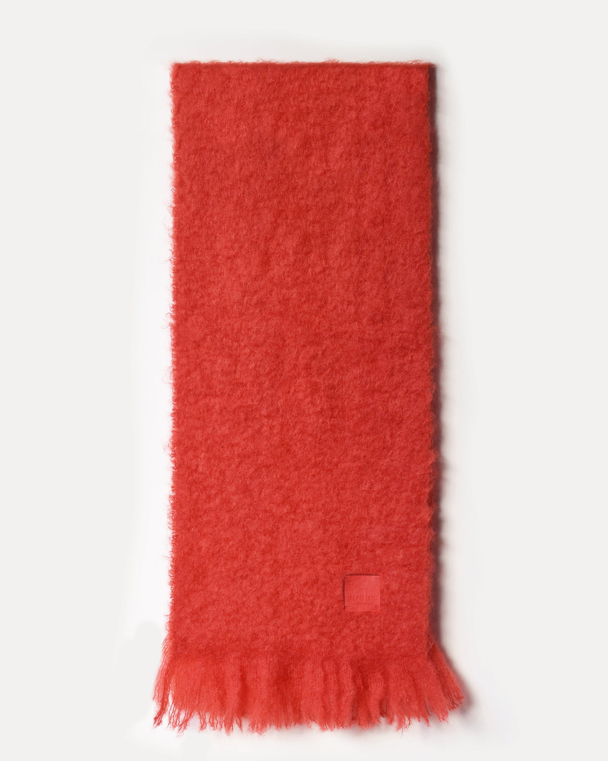 Scarf in mohair and wool | Parrot レッド