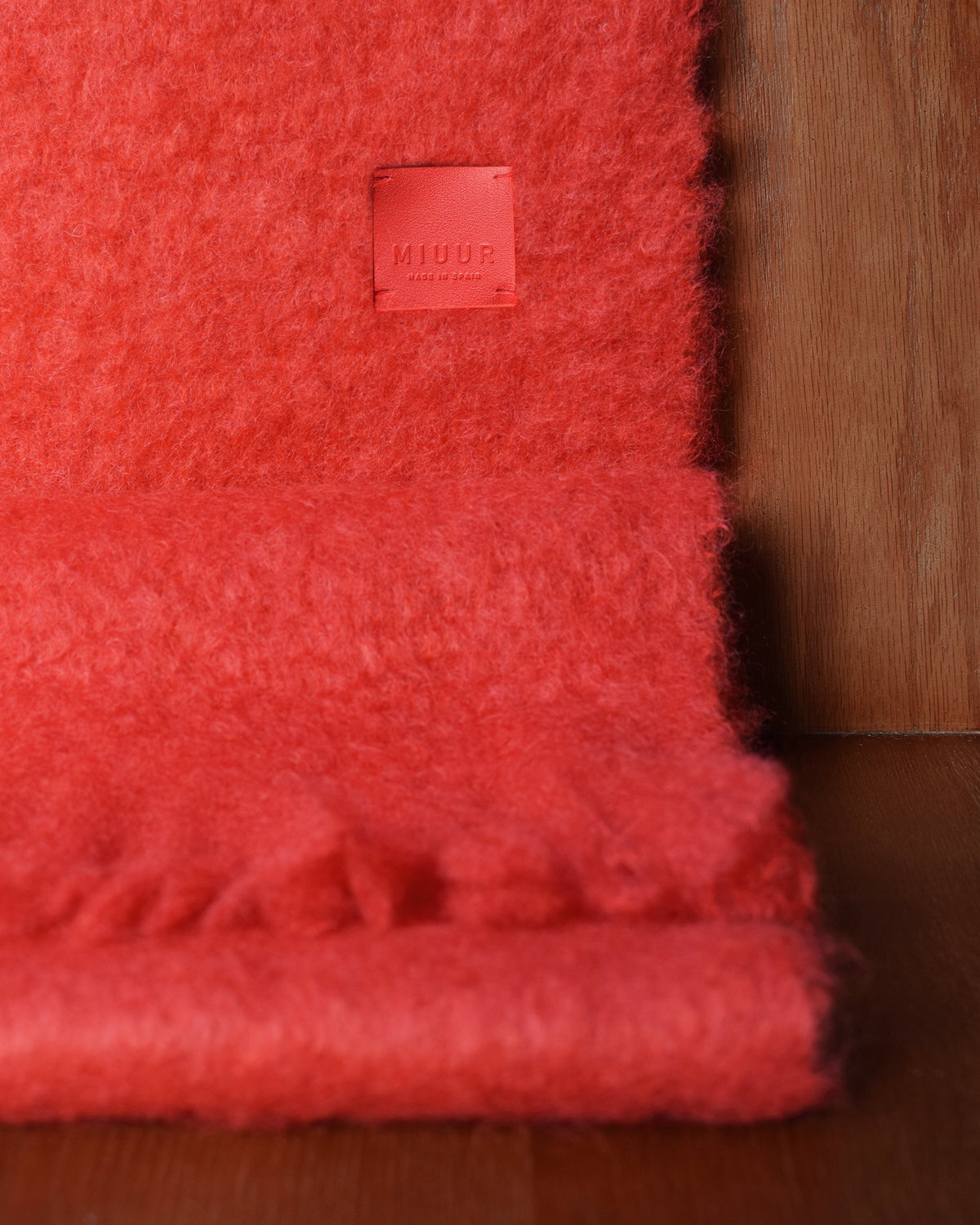 Scarf in mohair and wool | Parrot レッド